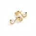 Golden Elephant Stud Earrings